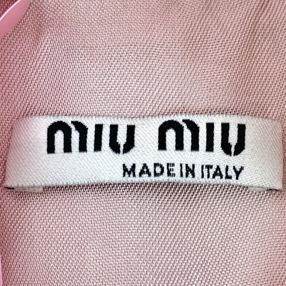 Miu Miu Pink Sequin & Diamond-Embellished Long-Sleeve Zip Jacket Size S - Picture 2 of 8